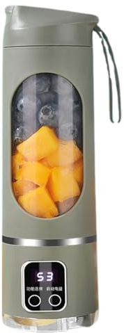 drburpily Mini mélangeur Rechargeable mélange de jus frais n'importe où mélangeur portatif de presse-agrumes pour le mélangeur portatif de Smoothie de jus frais, C