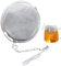 Infusor de bolas de té, filtro de hojas sueltas, colador de té de malla | Bola de penetración de acero inoxidable con gancho de cadena, filtro de té reutilizable para hierbas, especias y bebidas