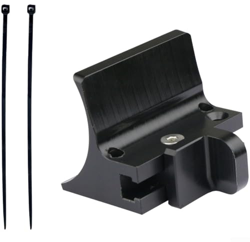 Rehoetom Guida per catena pieghevole per bicicletta, protezione anticaduta compatibile con tubi da 39-42 mm, protezione per ruota della catena in resina plastica per velocità singola
