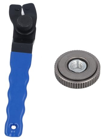 NOENNULL Contratuerca y Pasador de Ajuste, Llave, Contratuerca, Placa de Acero Inoxidable, Amoladora Angular, Placa de Presión, Amoladora Angular con Husillo Roscado M14