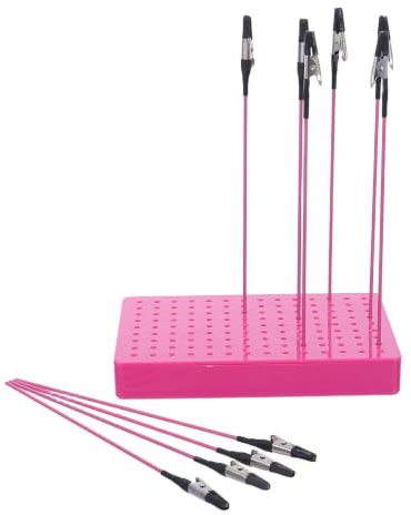 PACKOVE Model Paint Tools Spray Painting Stand Base with Multi-angle Clips and Stable Support for Airbrush Painting and Hobby Modeling Tools, Space-saving Plastic and Metal Holder