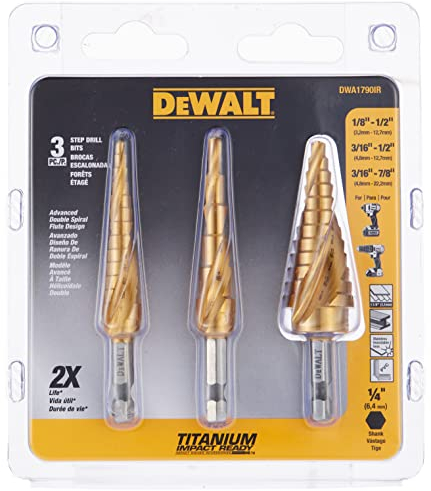 DEWALT Stufenbohrer Set 3-teilig (DWA1790IR)