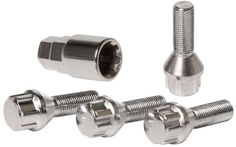 SUMEX Atb5028 Carplus - Set Bulloni Antifurto, Tipo F 14 X 1.5 L 28