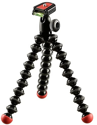 Joby JB01300 GorillaPod Action Tripod, Black/Red