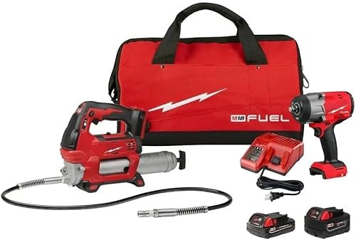 Milwaukee M18 Fuel 1/2 High-Torque Impact w/Free Grease Gu, Chrome (2767-22GG)
