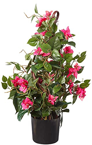 Nearly Natural 24 in Artificial Bougainvillea Climbing Plant Room Decor