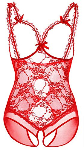 Kinsmirat Damen Reizwäsche Negligee Transparent Body Dessous