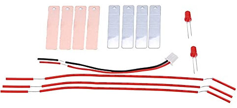 Kit de batería de Frutas para niños, DIY Homemade Fruit Battery Generación de energía Experimento generador de Electricidad Juguete Educativo