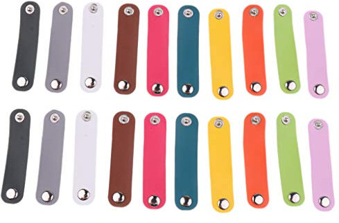 Harilla 20 Damen Elegante Lederschnalle Schal Clip Schals Schnalle Seidenring Hijab Pin