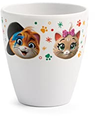 Lulabi 44 Katzen Becher aus Melamin, Cl17