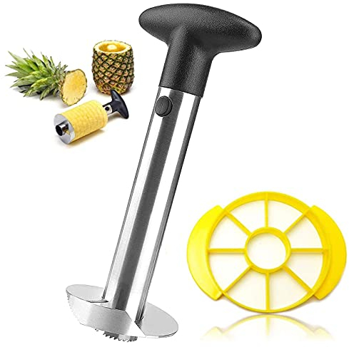 Ananas Schneider Schäler SchäLer Entkerner Ananas Entkerner Ananasschneider Schälen Ananasschäler Ananasschneider Set für Ananas Schneiden Sie Ananas Schnell Und Einfach Ohne Messer