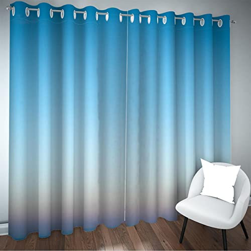 MTBDyyds Cortinas Opacas Salón - Degradado Moda Patrón - Cortinas Térmicas Aislantes Frío Y Calor para Dormitorio, Cortinas Modernas 2 Piezas, Cortinas Acústicas Y Anti Luz 280X260Cm