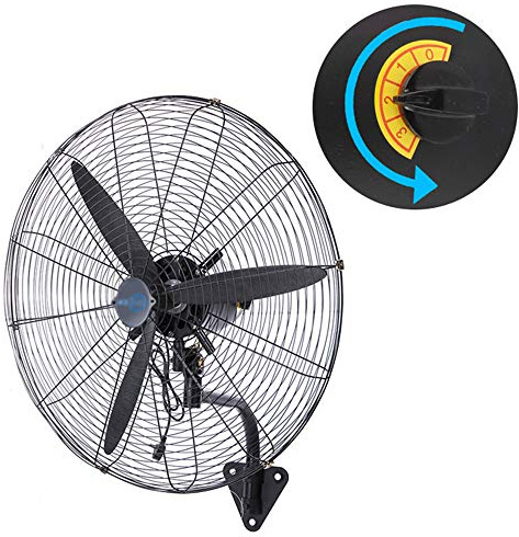 Ventilador de Montaje en Pared Refrigeración Industrial Ventilador de Pared Ventiladores de Pared de Alta Potencia Industrial montado en Pared 20″/25″/29″ Ventiladores eléctri
