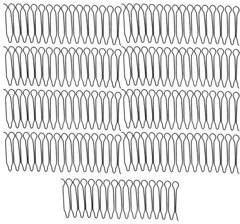 Sonew 9 Stück U förmiger Haar Finishing Kamm, Dehnbar, Unsichtbar, Flexibel, Haargabel Clip für Hochsteckfrisuren, Haar Seitenkämme, Haar Finish Fixierer Clips für Frauen und Mädchen
