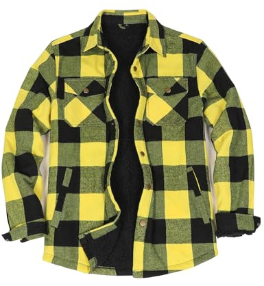 ZENTHACE Mens Flannel Shacket Jacket veste en flanelle pour hommes Homme