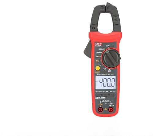 Guangcailun Misuratore di ampere Misurazione della tensione del vero valore effettivo digitale Funzione di misurazione della corrente 600 V Pinza amperometrica per corrente continua, 203+, 4