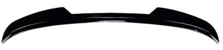 Auto Heckspoiler Für Ford Für Fiesta Für ST Für Line Für MK6 Für MK6.5 2008-2017 Heckflügel Fester Windspoiler Heckflügel Modifizierte Dekoration Auto Heckspoiler Flügellippe(Gloss Black)