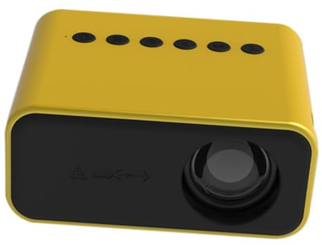 OSALADI Mini-projektor Tragbarer Heimprojektor Filmplayer Mit Kompaktem Design Für Smartphone Und Tablet Mit Eingebauten Lautsprechern Für Unterhaltung Zu Hause Oder Unterwegs