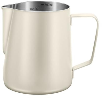 Mikinona Pichet à Lait Acier Inoxydable Pour Mousser Le Lait Bec Verseur Unique Pour Latte Art Et Café