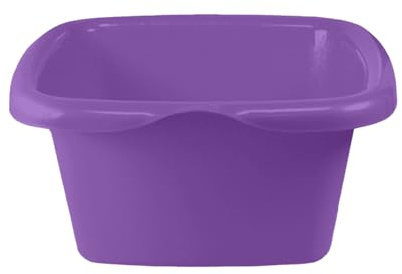 GIO'STYLE Bacinella Quadrata Colors | Ideale per la Pulizia | Viola | 15 L | Polipropilene