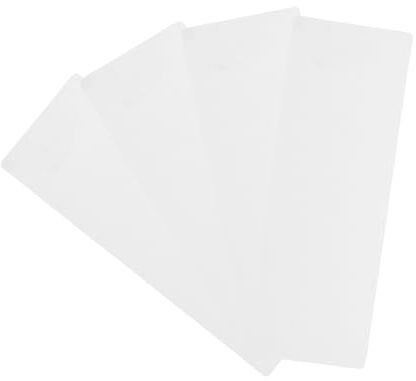OFFSCH 4 Pièces carte de nettoyage de machine de compteur d'argent cartes de nettoyage de caisses enregistreuses pour compteur d'argent White
