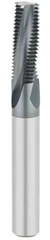 Fresadora, Fresa de roscar de carburo, fresa de roscar de dientes completos, fresas de metal con revestimiento de aleación dura, fresas de extremo roscadas(M10x1.25)