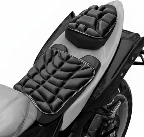 Cojín Asiento Motocicleta para CB1000R CB 1000 R, Duradero Antideslizante Confort Viajes Largos, Amortiguador Transpirable Moto Accesorios