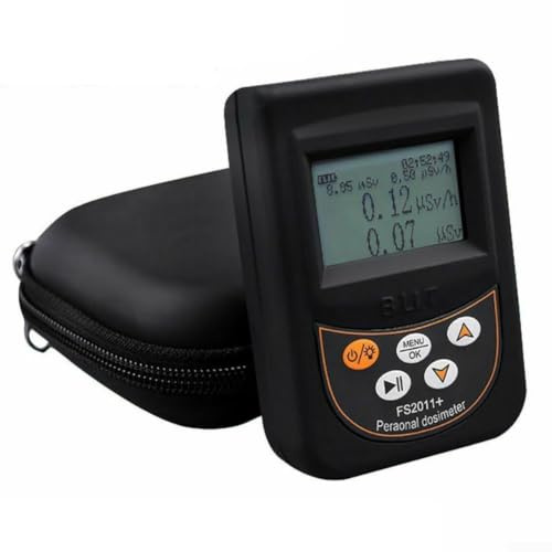 FS2011 Rilevatore di radiazioni, dosimetro personale per contatore geiger con allarme di vibrazione della luce del suono, monitor di radiazioni nucleari per test di sicurezza domestica