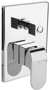 Designer Unterputz 2-Wege Ventil Duscharmatur Wannenarmatur Unterputzarmatur Badarmatur Wasserhahn ModellPRIMO