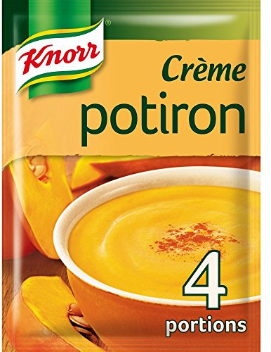 Knorr Soupe Crème de Potiron pour 3 personnes 100 g - Lot de 10