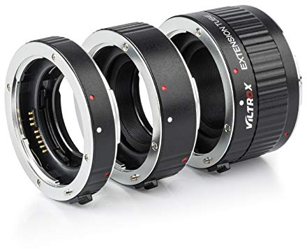 VILTROX DG-C Metal Mount Auto Focus Macro Extension Tube Set Adapter Ring (12mm+20mm+36mm Tubes) for Canon EF EF-S Lens DSLR Camera 760D 700D 80D 70D 5DII 5DIII 5D4 6D 7D 80D 90D 200D