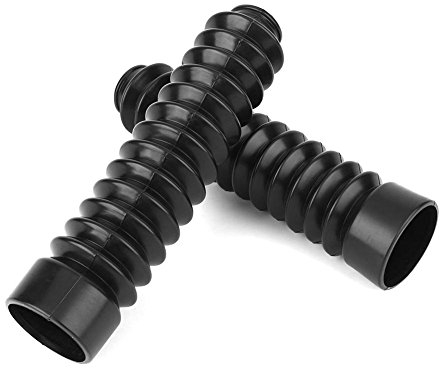 2x Universal Motorrad, Yosoo Universal Motorrad Fahrrad Gummi Gabelabdeckung Gamaschen Gators Stiefel GLF für motorrad faltenbalg gabel cover motorrad motorrad gabel cover motorrad gabel cover univers