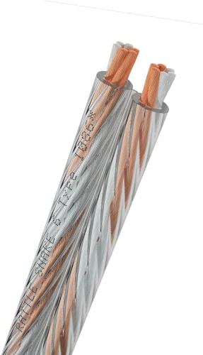 OEHLBACH Rattle Snake 6 SP – Cavo audio stereo HI-FI di alta qualità con OFC e rame senza ossigeno argentato, prodotto in Germania, 2 x 6 mm², mini bobina da 10 m