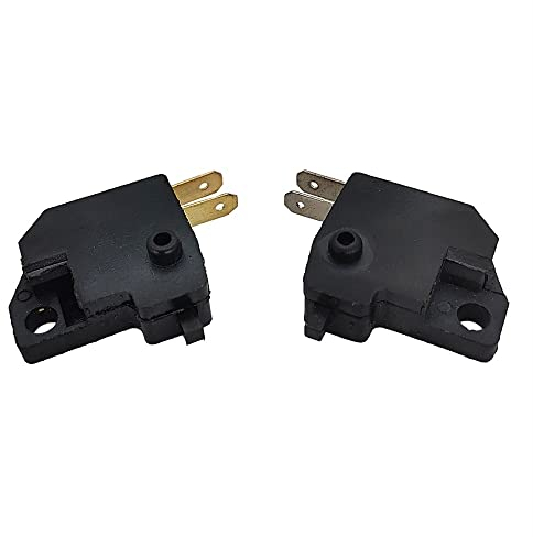 PARREN Motorrad bremsschalter 2 Stück Universal Ersatz Bremslichtschalter Vorne Rechts Bremshebel Bremslichtschalter Für Quad Bike ATV Motorrad
