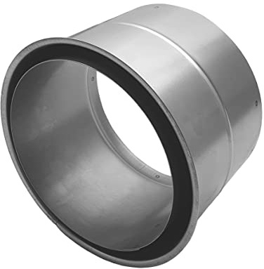 Doppelwandfutter Wandfutter Wandmuffe Ø 120 mm - Ø 200 mm für 2 mm Kaminofenrohr in Standardlänge und von 460 mm individuell verkürzbar (Ø 120 mm Standardlänge)