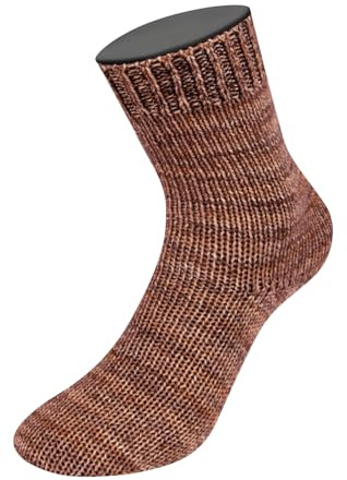 LANA GROSSA Vintage Socks | Hochwertiges Sockengarn mit Merinowolle & Ton in Ton Farbeffekt | Handstrickgarn aus 75% Schurwolle & 25% Polyamid | 100g Wolle zum Stricken & Häkeln | 400m Garn FB1008