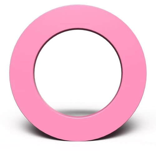 BULL'S Plain PU Surround - Premium Wand-Schutz für Dartscheiben - Aus hochwertigem PU-Material - Leicht zu installieren - Farbe: Orange - Ideal für professionelle Dart-Setups