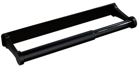 Porta asciugamani tutto autoadesivo, supporti per carta da bagno, porta rotolo da cucina nero senza foratura, supporto per rotolo da torta, per armadio da cucina o bagno
