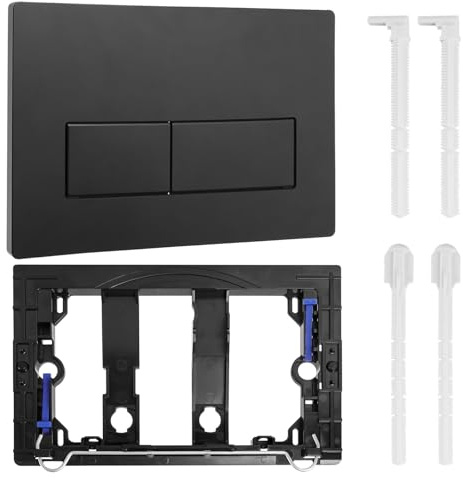 Placca Di Comando WC per Geberit, Compatibile Geberit Sigma 01, UP300 & UP320 Pannello Frontale Del Cassetta WC, Placca WC per Doppio Scarico per Geberit Cassetta Scarico Incasso WC