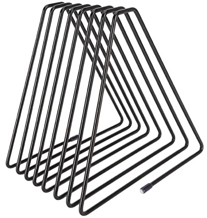 Cufaee Gold-Zeitschriftenhalter, Metalldraht-Zeitschriftenhalter, Aktenordner-Organizer für Familienbüro-Schlafsäle (Schwarz)
