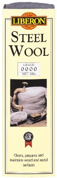Libéron Steel Wool - Ideal For Delicate Surfaces - Cuts Back Between Coats - Cleans & Polishes Metals - Grade 0000 (Ultrafine) - 100g