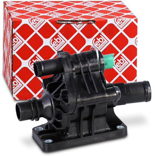 febi bilstein 36036 Thermostat mit Gehäuse, Dichtung und Temperaturschalter, 1 Stück | Kompatibel mit: CITROËN BERLINGO / BERLINGO FIRST Großraumlimousine (MF_, GJK_, GFK_