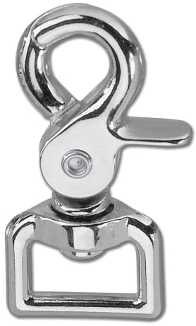 WALDHAUSEN Zügelsnapp, Trapezoid, Silber, 19 mm, Nickel, 1 stück