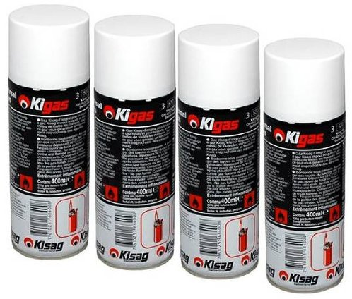 Kisag Kigas Nachfülldose 400 ml, 4er Set