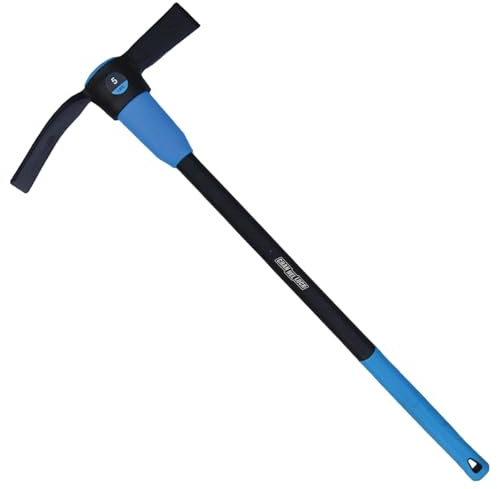 Channellock 5lb Carbon Steel Head Cutter Mattock Tool with 36 Inch Dual Injected Fiberglass Handle