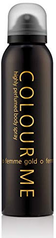 COLOUR ME Gold Femme Profumo da donna, Spray corpo 150 ml, fragranza di lusso, persistente Fragranza da donna di Milton-Lloyd