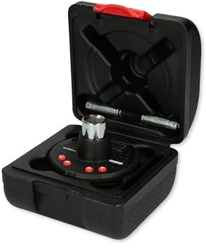 KS Tools 516.1193 1/2 Digitaler Drehmomentadapter mit Winkelmesser, 40-200 Nm, Schwarz