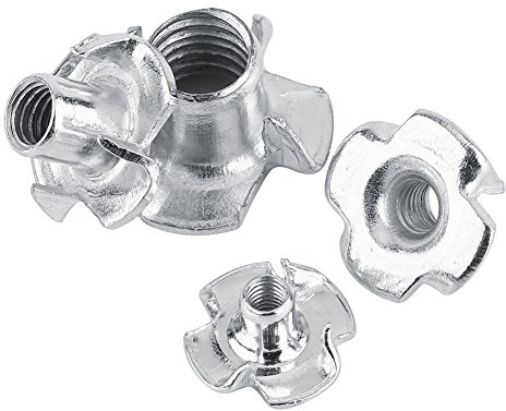 Möbel-T-Nuss Vier-Längliche T-Stücke Für Holzbearbeitungs-Möbel-Befestiger M3-M8 Galvanisierte Kohlenstoffstahl M3-M8(M3（50pcs）)