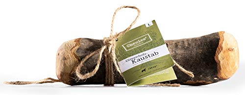 Chewies Olivträ tuggben hundleksak för hundar – 100% naturliga hundtillbehör låg risk och hållbar – storlek L: för hundar upp till 30 kg kroppsvikt