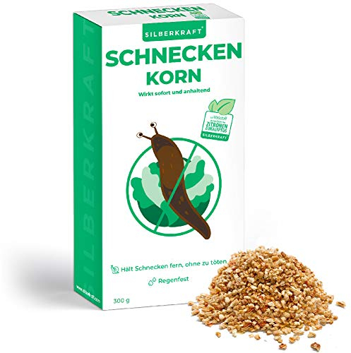 Silberkraft Schneckenkorn 200g, Regenfestes Schneckengranulat, Effektiver Schutz vor Nacktschnecken für Garten, Schnecken-frei für Gemüsebeet & Hochbeet